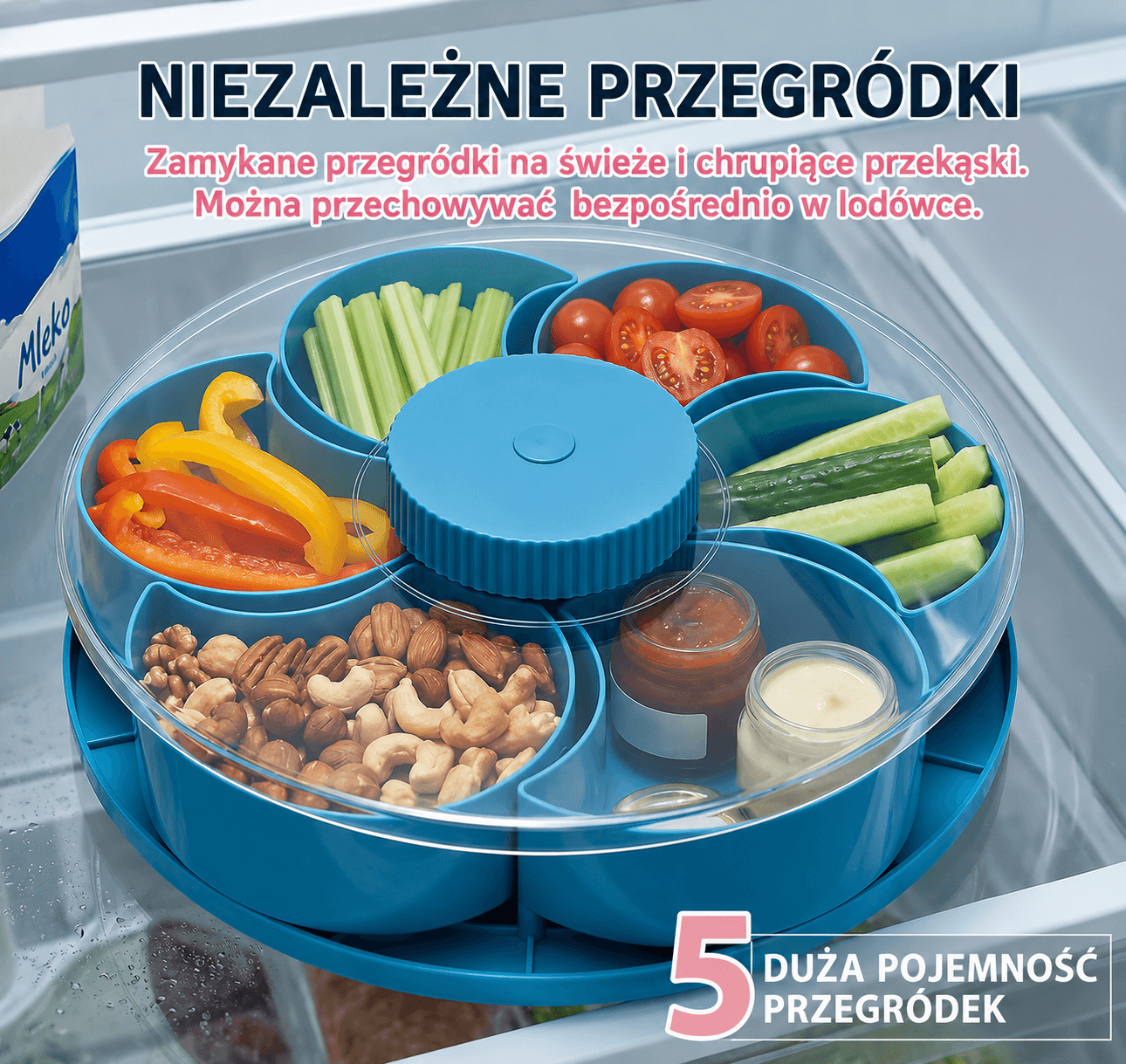 Taca obrotowa na przekąski Anti Insect SERVELLO